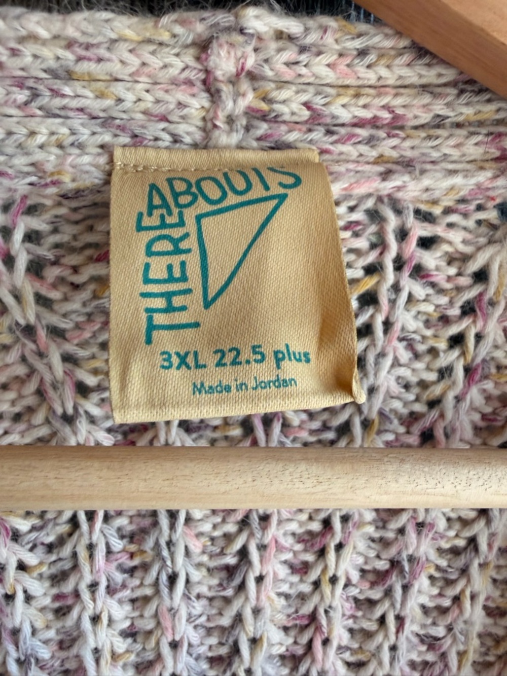 Lightweight Pink Multi Open-Front Ribbed Cardigan - Picture 3 of 4